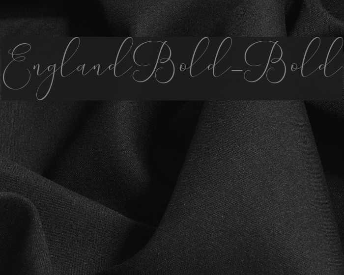 EnglandBold-Bold フォント examples