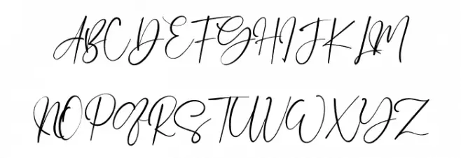 EnglandScript Polices MAJUSCULES