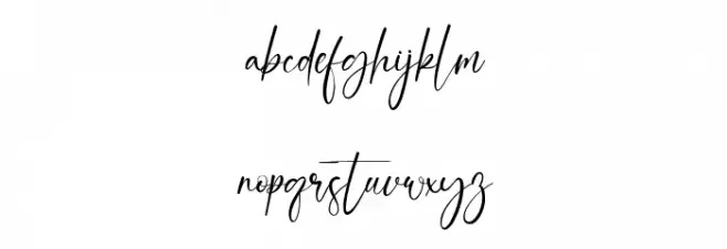 EnglandScript フォント 小文字