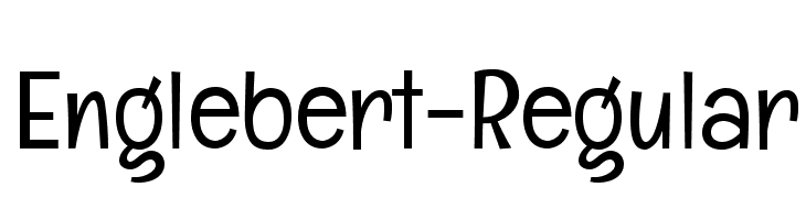Englebert-Regular  नि: शुल्क फ़ॉन्ट्स डाउनलोड