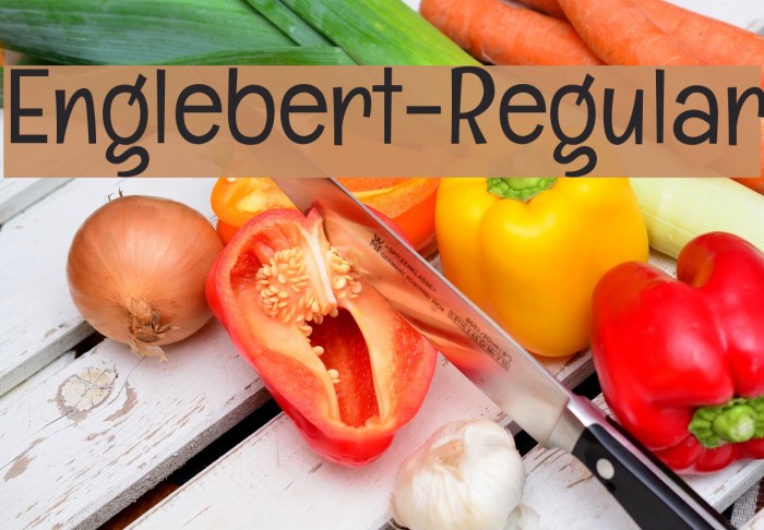 Englebert-Regular Font examples