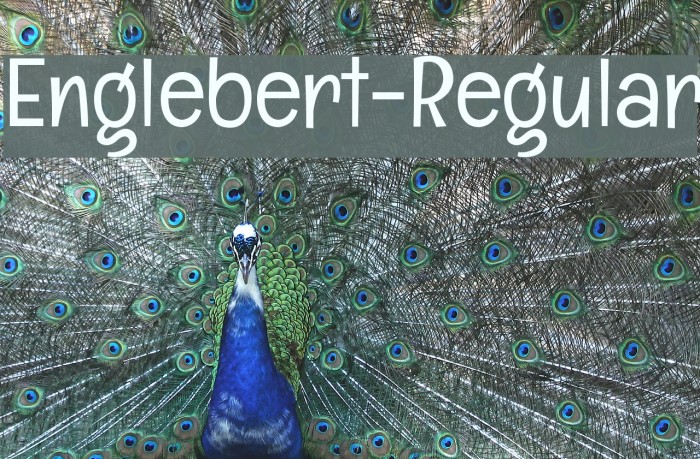 Englebert-Regular Font examples