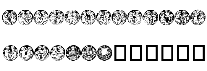 Engleknapper Font LOWERCASE