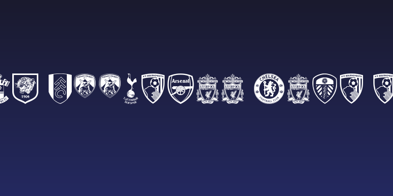 English Football Club Badges Social Header