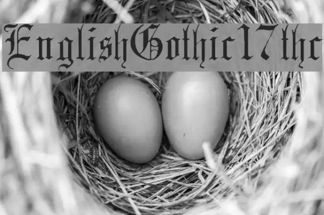 English-Gothic--17th-c- Fuentes examples