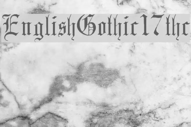 English-Gothic--17th-c- Fuentes examples