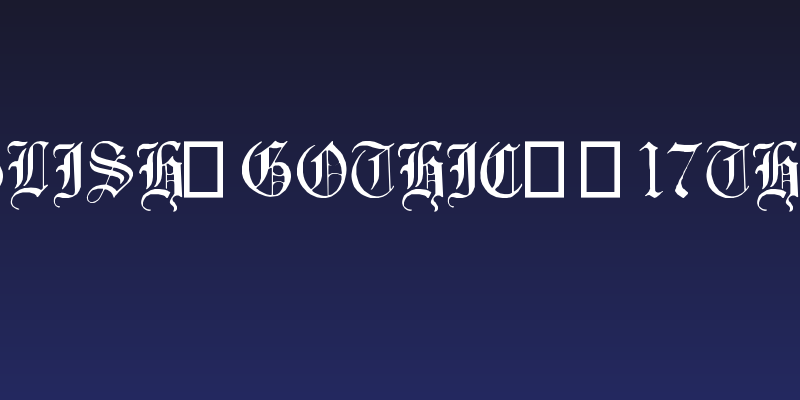 English-Gothic--17th-c- Social Header