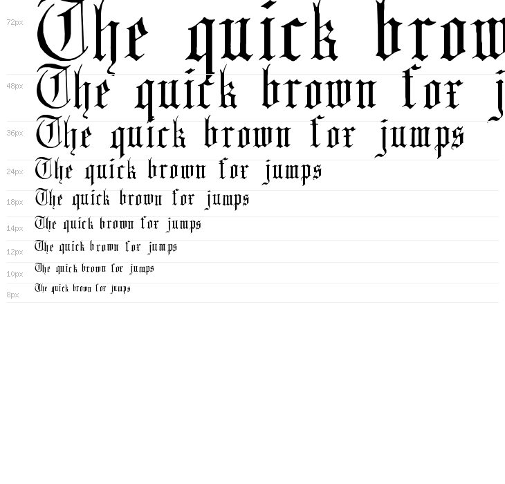 English-Gothic--17th-c- Waterfall