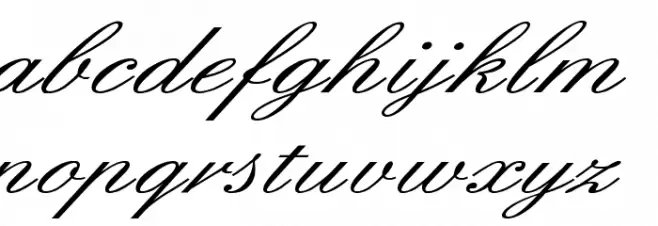 English Wd Font Litere mici