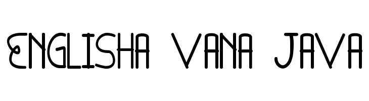 English-van-Java  नि: शुल्क फ़ॉन्ट्स डाउनलोड