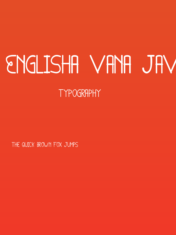 English-van-Java Poster