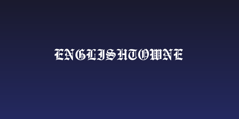 EnglishTowne Social Header