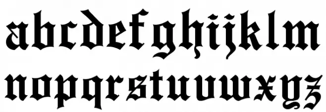EnglishTowne フォント 小文字