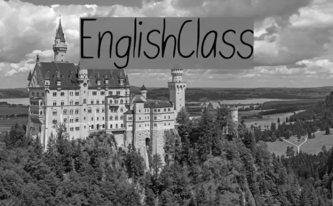 English_Class_ Font examples