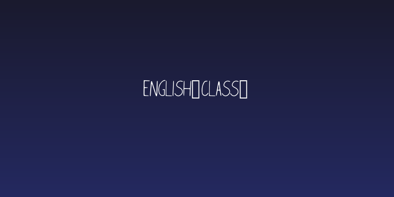 English_Class_ Social Header