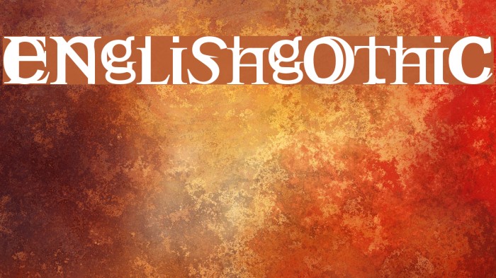 Englishgothic لخطوط تنزيل examples