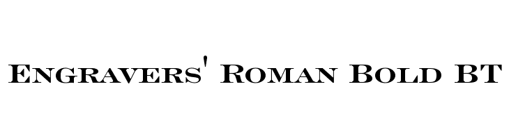 engravers roman font download