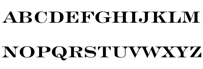 Engravers' Roman Bold BT Font UPPERCASE