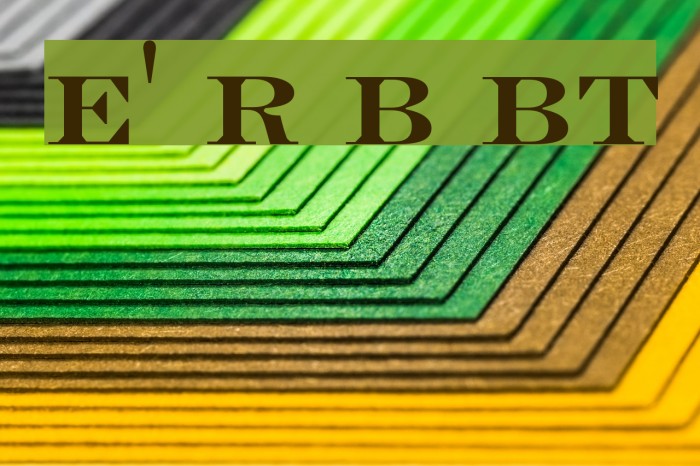 Engravers' Roman Bold BT Example 1