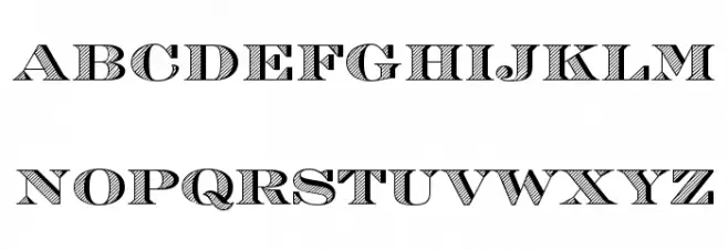 EngraversOpti-Inline Polices MAJUSCULES