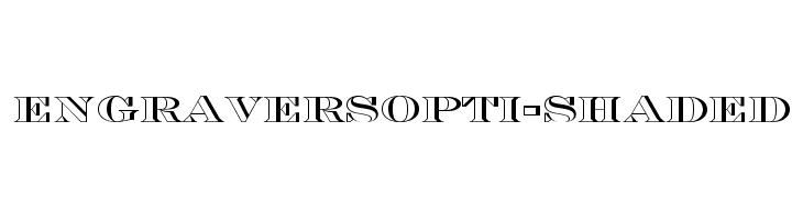 EngraversOpti-Shaded  baixar fontes gratis