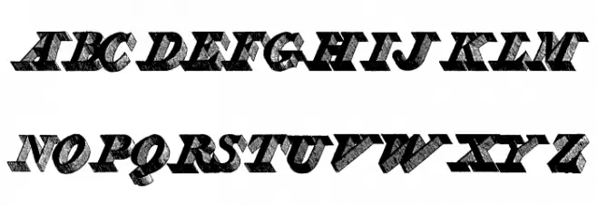 Engravier_Initials خط أحرف كبيرة