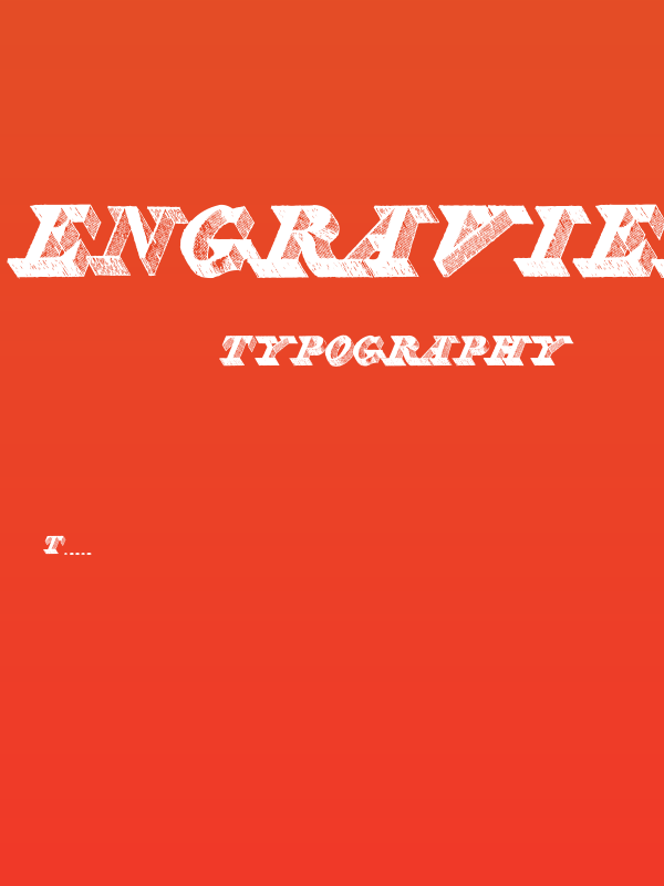 Engravier_Initials Poster