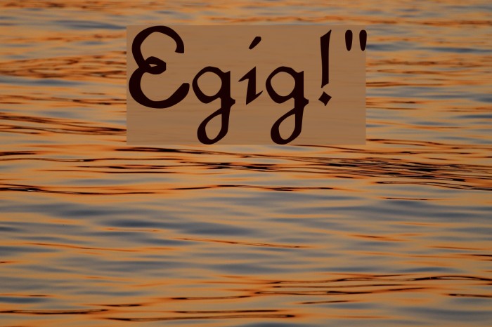 Engrossing!` Font examples