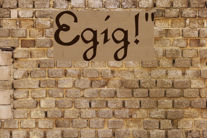 Engrossing!` Font examples