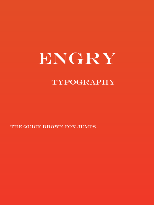 Engry Poster