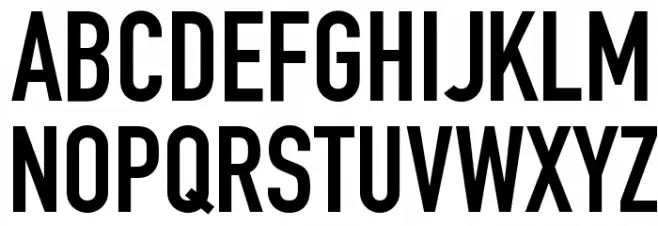 Engschrift Caps Font Litere mici