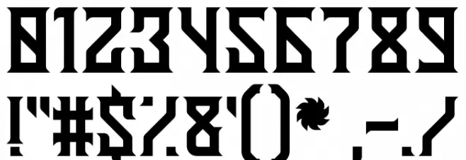 Enguarda Font OTHER CHARS