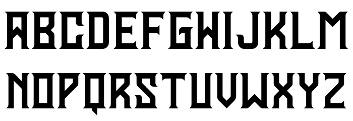 Enguarda Font LOWERCASE