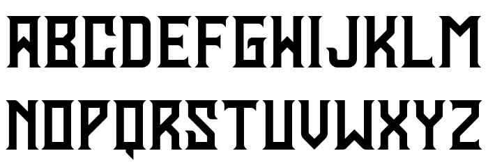 Enguarda Font LOWERCASE
