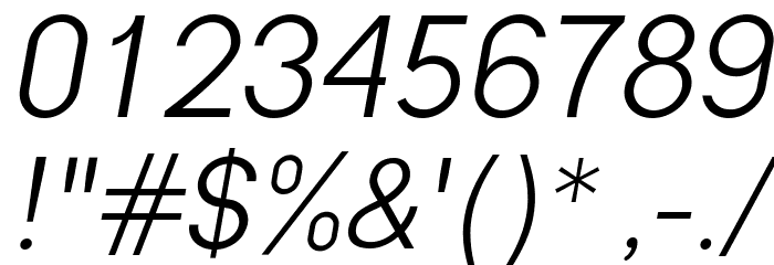 Engula Italic Font OTHER CHARS