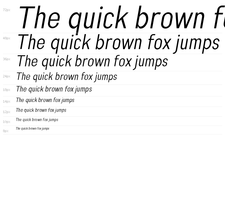 Engula Italic Waterfall