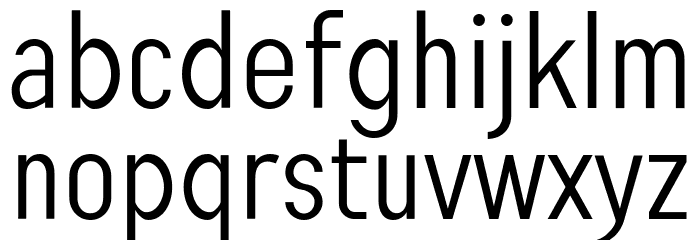 Engula Regular Font LOWERCASE