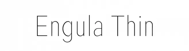 Engula Thin  لخطوط تنزيل