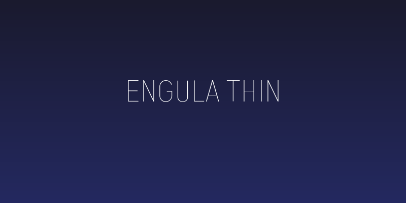 Engula Thin Social Header