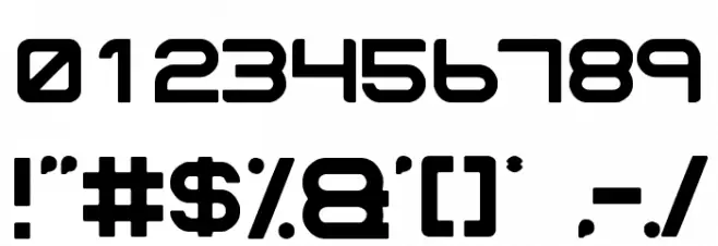 Enhance Font OTHER CHARS