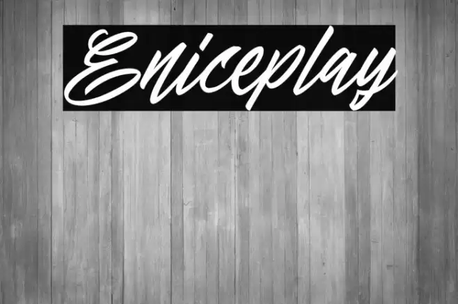 Eniceplay Font examples