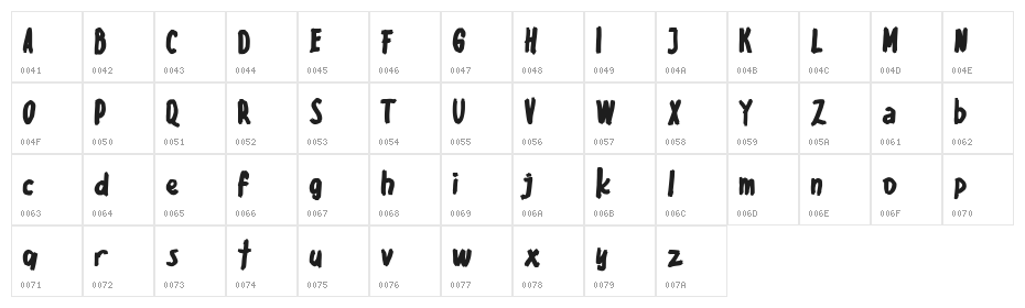 Enicye FREE Character Map