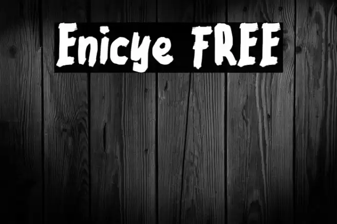 Enicye FREE Font examples