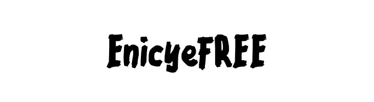 EnicyeFREE  Frei Schriftart Herunterladen