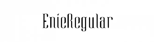 EnieRegular  Fuentes Gratis Descargar