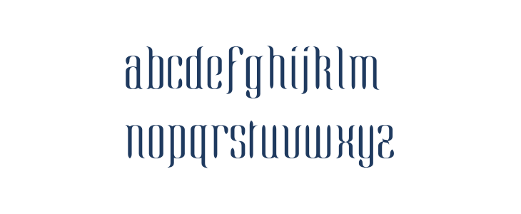 EnieRegular Lowercase