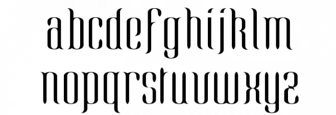 EnieRegular फ़ॉन्ट लोअरकेस