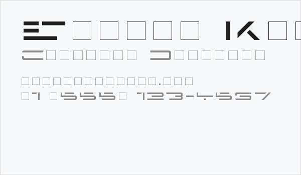 Enigma Key Business Card