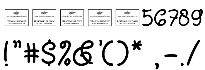 Enigma フォント その他の文字