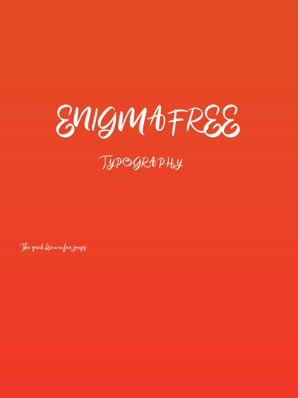 EnigmaFREE Poster
